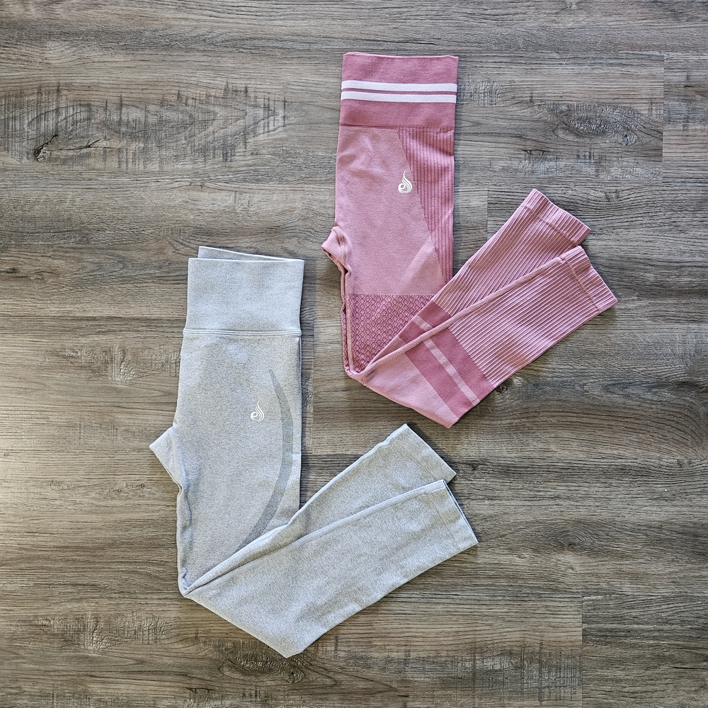 Ryderwear Pink and Gray Leggings Bundle‎